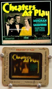 m198 CHEATERS AT PLAY movie glass lantern slide '32 Thomas Meighan