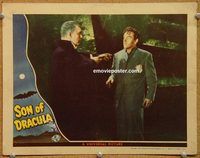 p047 SON OF DRACULA #2 lobby card '43 Lon Chaney attacks!