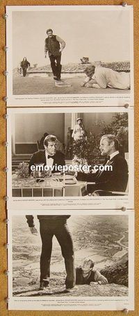 u588 FOR YOUR EYES ONLY 3 8x10 movie stills '81 Moore as James Bond!