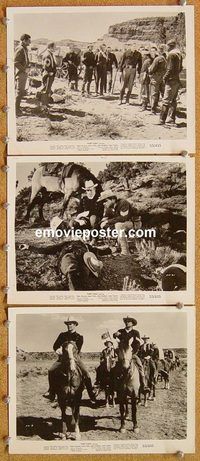 u590 FORT YUMA 3 8x10 movie stills '55 Peter Graves, Joan Vohs