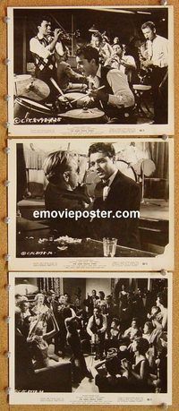 u598 GENE KRUPA STORY 3 8x10 movie stills '60 Sal Mineo, jazz!