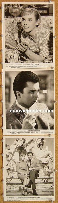 u190 GIDGET GOES TO ROME 5 8x10 movie stills '63 Darren, Cindy Carol