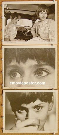 u603 GIRL WITH GREEN EYES 3 8x10 movie stills '64 Peter Finch