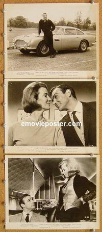 u079 GOLDFINGER 6 8x10 movie stills '64 Sean Connery as James Bond