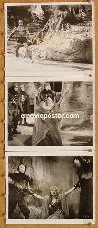 u608 GOLIATH & THE VAMPIRES 3 8x10 movie stills '64 Gordon Scott