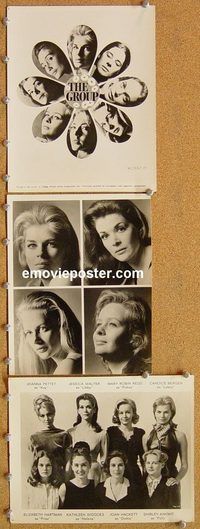 u612 GROUP 3 8x10 movie stills '66 Candice Bergen, Hackett, Hartman