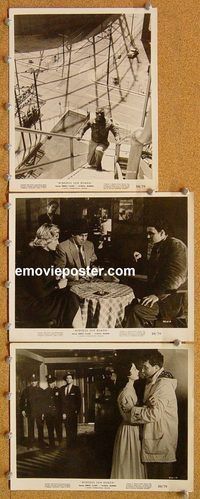 u627 HIDEOUS SUN DEMON 3 8x10 movie stills '59 Robert Clarke, horror!