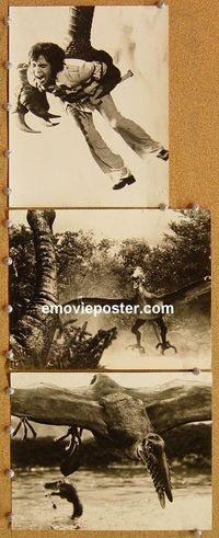 u332 LEGEND OF DINOSAURS & MONSTER BIRDS 4 8x10 movie stills '77