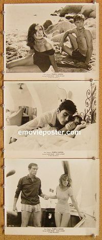 t809 PURPLE NOON 11 8x10 movie stills '60 Alain Delon, Rene Clement