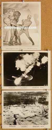 u867 THIS ISLAND EARTH 3 8x10 movie stills '55 sci-fi classic, Morrow