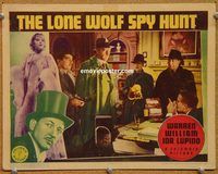 a502 LONE WOLF SPY HUNT movie lobby card '39 Warren William, Lupino