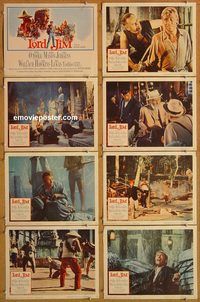 b074 LORD JIM 8 movie lobby cards '65 Peter O'Toole, James Mason