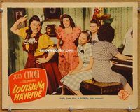 a504 LOUISIANA HAYRIDE movie lobby card '44 Judy Canova, Ross Hunter