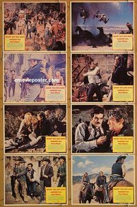 b079 MACKENNA'S GOLD 8 movie lobby cards '69 Gregory Peck, Sharif