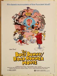 d561 BUGS BUNNY & ROAD RUNNER MOVIE 30x40 movie poster '79 Bugs&Daffy