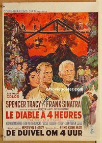 d147 DEVIL AT 4 O'CLOCK Belgian movie poster '61 Tracy, Sinatra