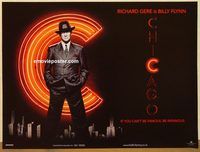 d380 CHICAGO DS British quad movie poster '02 Richard Gere