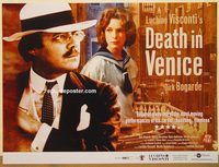 d394 DEATH IN VENICE DS British quad movie poster R03 Luchino Visconti