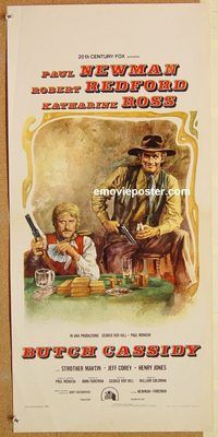 d215 BUTCH CASSIDY & THE SUNDANCE KID Italian locandina movie poster R70s