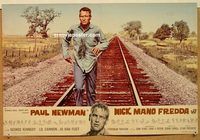 d266 COOL HAND LUKE Italian photobusta movie poster '67 Paul escaping!