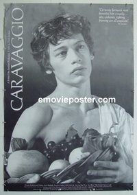 d346 CARAVAGGIO special English movie poster '86 Derek Jarman