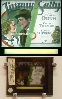 g118 JIMMY & SALLY movie glass lantern slide '33 Dunn, Claire Trevor