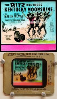 g135 KENTUCKY MOONSHINE movie glass lantern slide '38 Ritz Brothers!