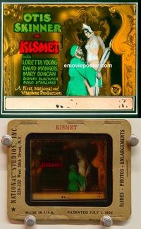 g149 KISMET movie glass lantern slide '30 sexy Loretta Young!