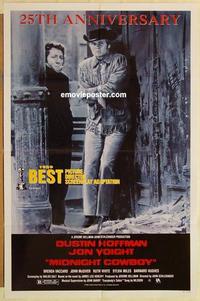 k677 MIDNIGHT COWBOY one-sheet movie poster R94 Dustin Hoffman, Jon Voight