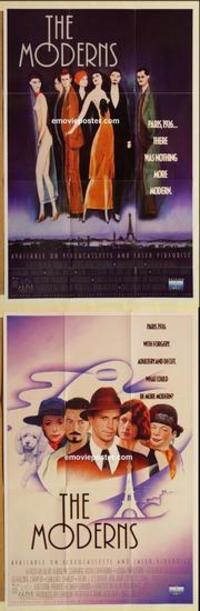 k684 MODERNS DS video one-sheet movie poster '88 Keith Carradine, Fiorentino