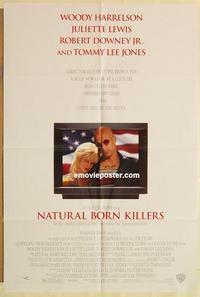 k710 NATURAL BORN KILLERS DS int'l style A one-sheet movie poster '94 Stone