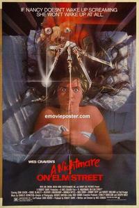 k721 NIGHTMARE ON ELM STREET one-sheet movie poster '84 Wes Craven classic!