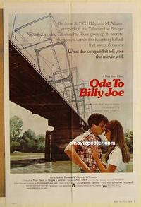 k731 ODE TO BILLY JOE one-sheet movie poster '76 Robby Benson, O'Connor