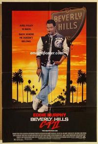 n091 BEVERLY HILLS COP 2 one-sheet movie poster '87 Eddie Murphy, Reinhold