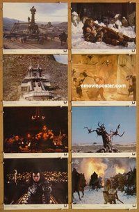 s160 CONAN THE BARBARIAN 8 color 11x14 stills '82 Schwarzenegger