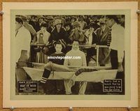 v436 FEET OF MUD movie lobby card '24 Harry Langdon, football!