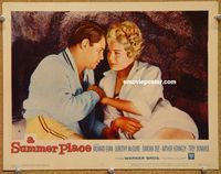 v940 SUMMER PLACE movie lobby card #7 '59 Sandra Dee, Troy Donahue