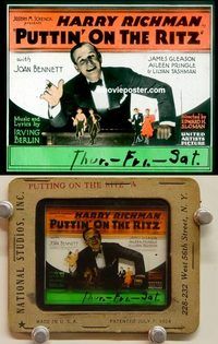 c249 PUTTIN' ON THE RITZ glass slide '30 Irving Berlin