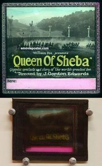 c252 QUEEN OF SHEBA movie glass slide '21 Betty Blythe