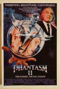 c666 PHANTASM 2 DS one-sheet movie poster '88 the ball is back!