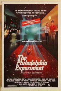 c668 PHILADELPHIA EXPERIMENT video one-sheet movie poster '84 sci-fi!