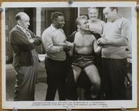 h638 KNOCKOUT 8x10 '47 Joe Palooka, Clarence Muse