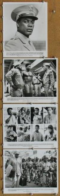 h413 SOLDIER'S STORY 4 8x10s '84 Howard Rollins, Caesar