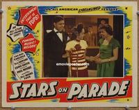 h316 STARS ON PARADE lobby card '40s Una May Carlisle