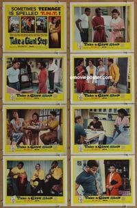 h324 TAKE A GIANT STEP 8 lobby cards '60 Ruby Dee