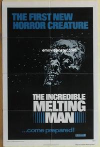b787 INCREDIBLE MELTING MAN one-sheet movie poster '77 AIP horror!