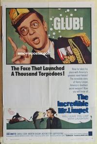 b788 INCREDIBLE MR LIMPET one-sheet movie poster '64 Don Knotts, Cook
