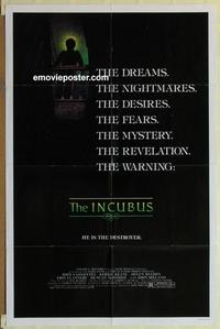 b793 INCUBUS one-sheet movie poster '82 John Cassavetes, John Ireland