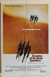 b798 INVASION OF THE BODY SNATCHERS advance one-sheet movie poster '78