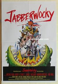 b208 JABBERWOCKY int'l English one-sheet movie poster '77 Terry Gilliam